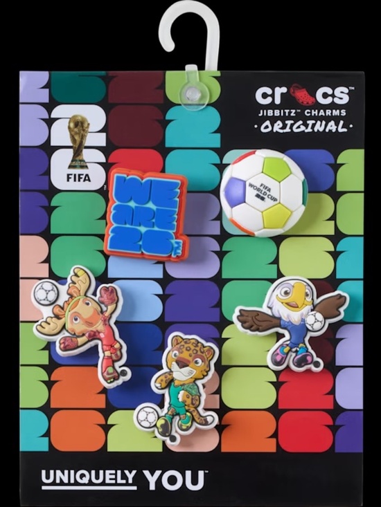CROCS Other - CROCS x FIFA World Cup '26 5-Pack Jibbitz™ Shoe Charms NEW